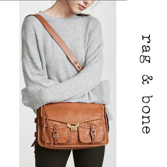rag & bone Bags Nwt Rag Bone Field Leather Messenger Bag In Brown Poshmark